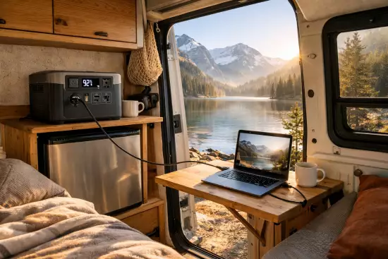 Batterie nomade van : quelle station d'énergie pour votre fourgon aménagé ?