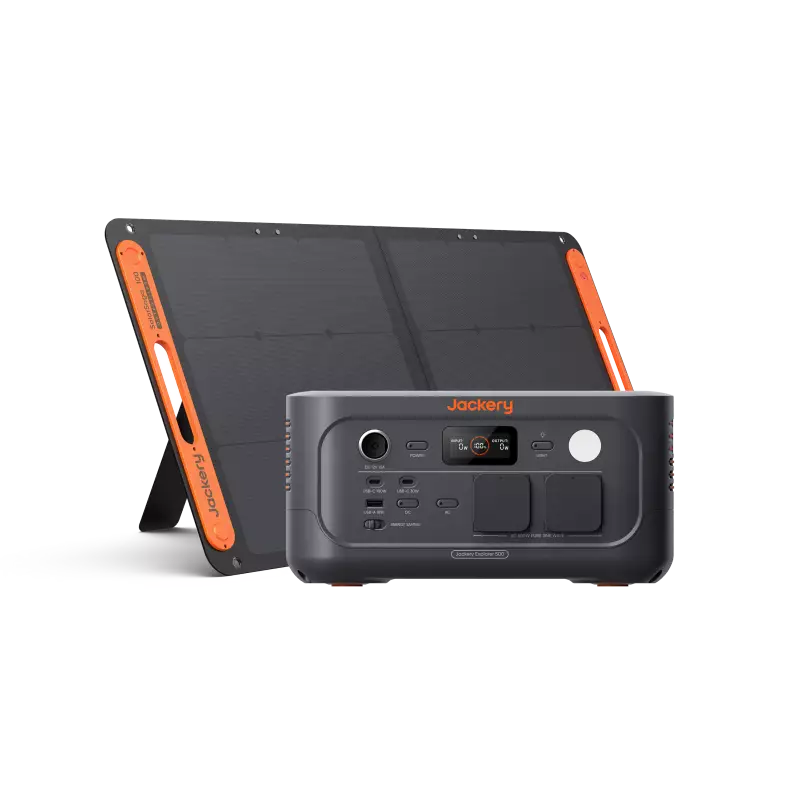 photo Kit solaire Jackery Explorer 500 v2 (panneau 100 W)