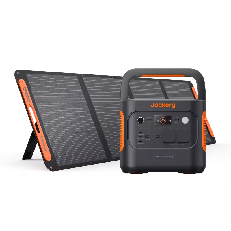photo Kit solaire Jackery Explorer 2000 v2 (panneau 200 W)