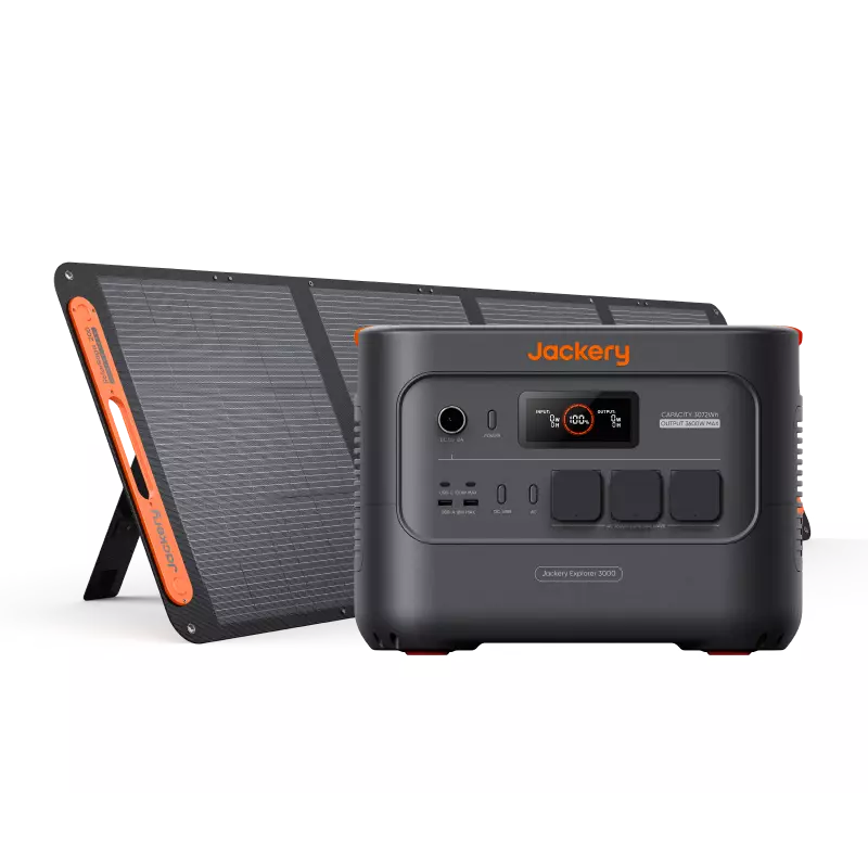 photo Kit solaire Jackery Explorer 3000 v2 (panneau 200 W)