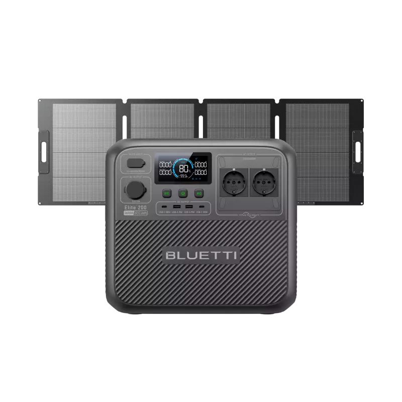 photo Kit solaire Bluetti Elite 200 V2 (panneau 200 W)