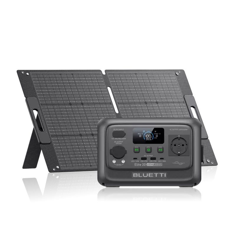 photo Kit solaire Bluetti Elite 30 V2 (panneau 100 W)