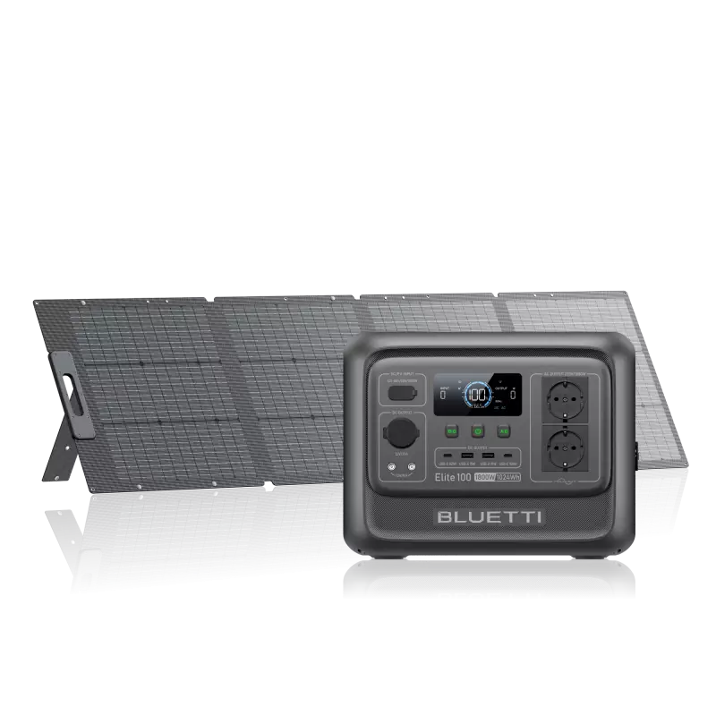 photo Kit solaire Bluetti Elite 100 V2 (panneau 200 W)