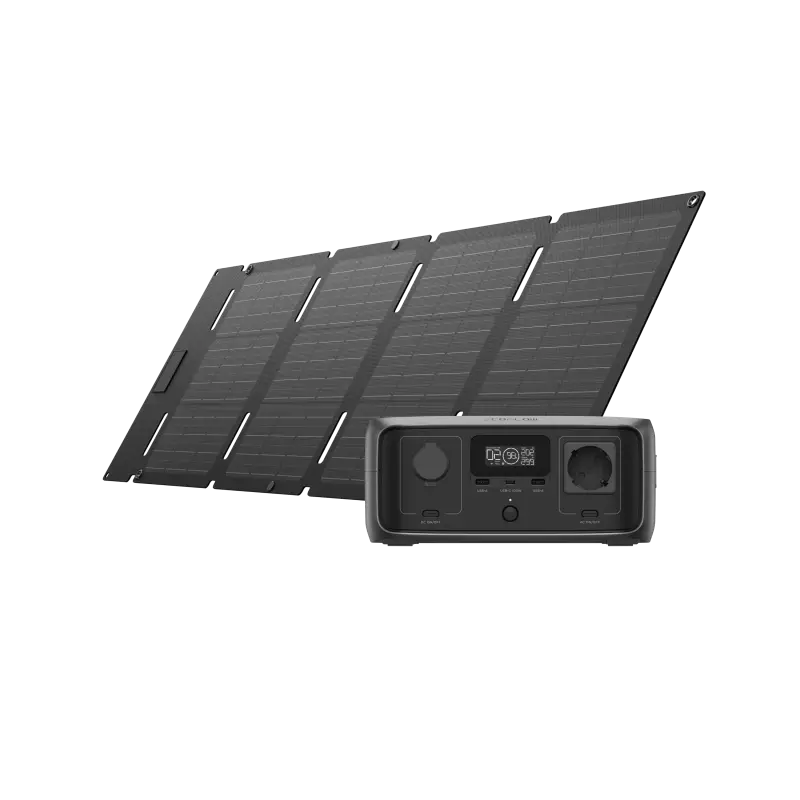 photo Kit solaire EcoFlow River 3 (panneau 45 W)